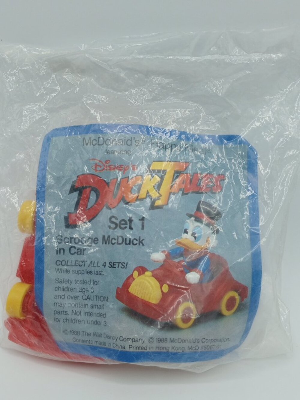 Vintage 1988 Sealed Disney's Duck Tales Scrooge McDuck #1 - McDonald's